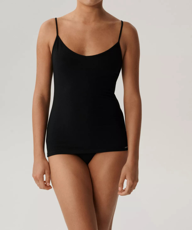 Dámská košilka Atlantic BLV 197 černá L