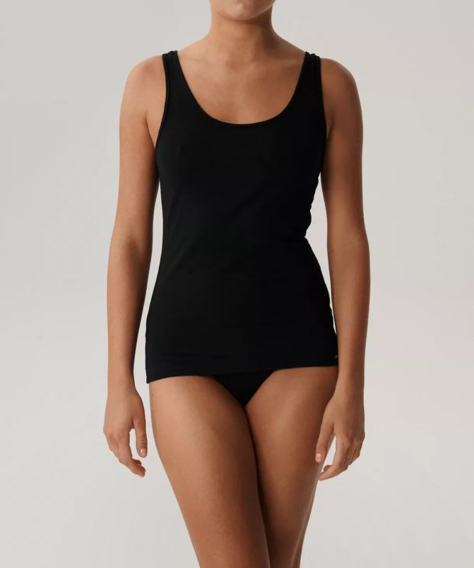 Dámská košilka Atlantic BLV-198 černá M