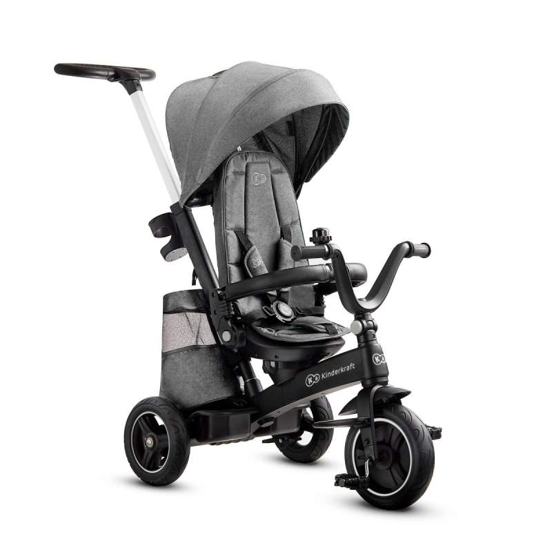 Kinderkraft tříkolka Easytwist platinum grey