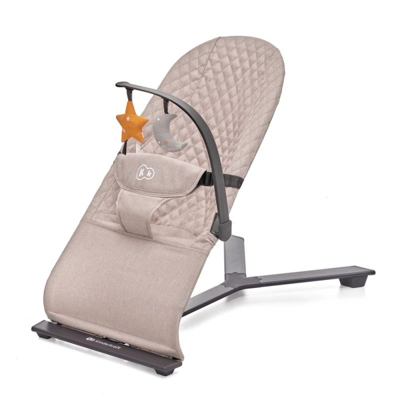 Kinderkraft Lehátko houpací Mimi Beige, do 9 kg