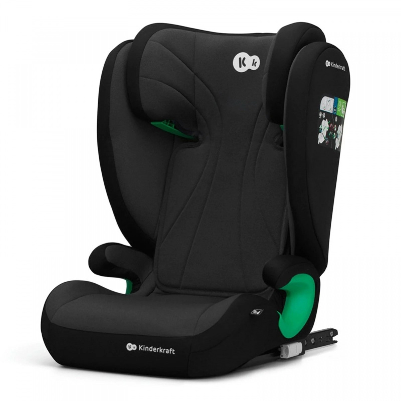 Fotelik autosedačka Kinderkraft Junior Fix 2 i-Size – Graphite black