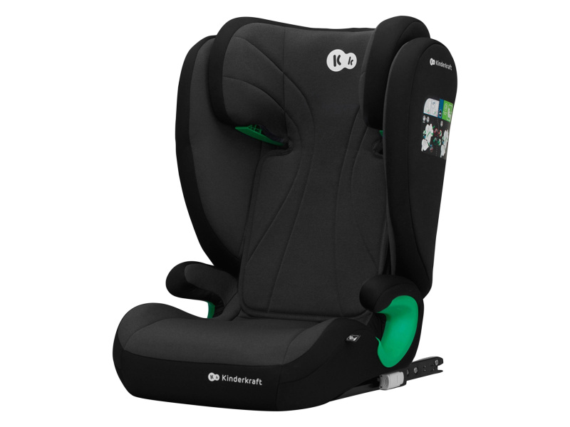 Fotelik autosedačka Kinderkraft Junior Fix 2 i-Size – Graphite black