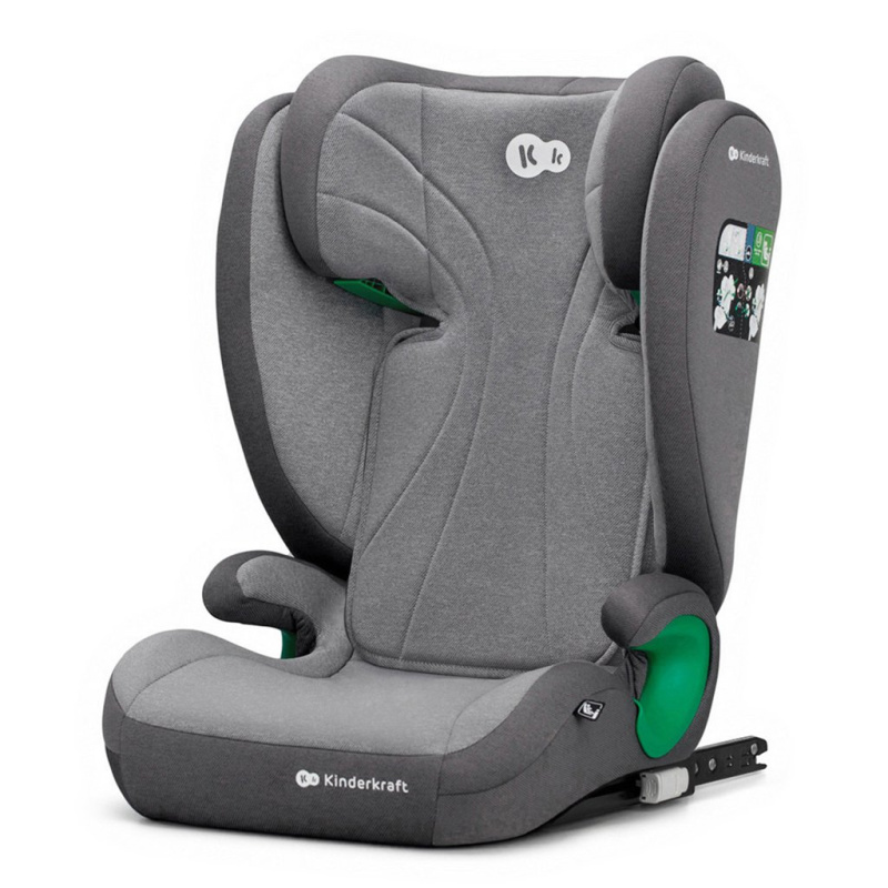 Fotelik autosedačka Kinderkraft Junior Fix 2 i-Size – Rocket grey