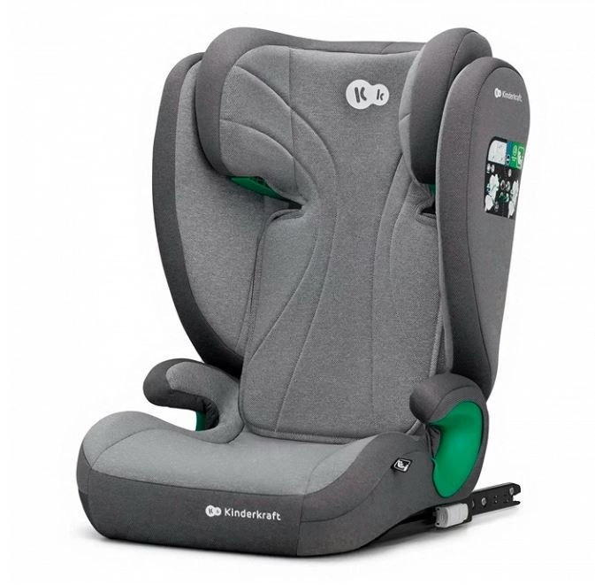 Fotelik autosedačka Kinderkraft Junior Fix 2 i-Size – Rocket grey