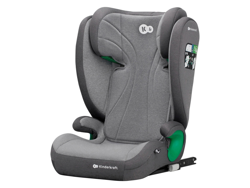 Fotelik autosedačka Kinderkraft Junior Fix 2 i-Size – Rocket grey
