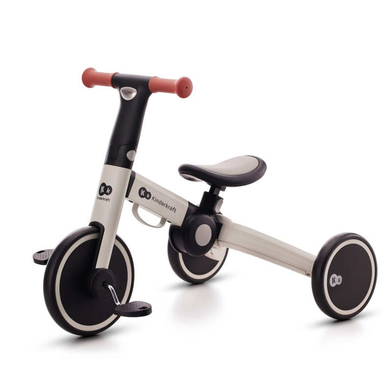 Kinderkraft 4TRIKE silver šedá