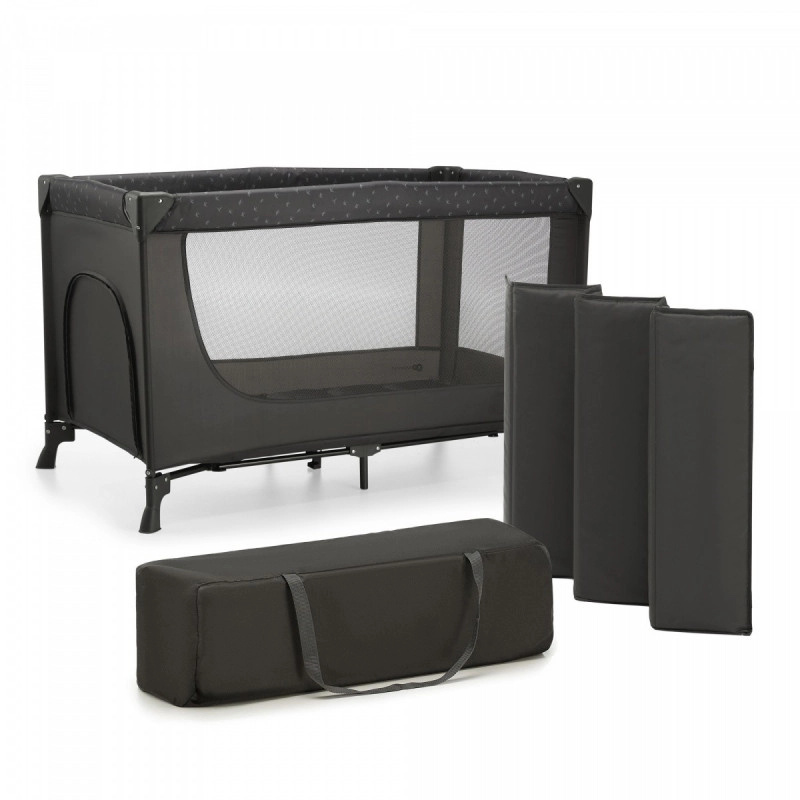 Kinderkraft Cestovní postýlka Joy light grey