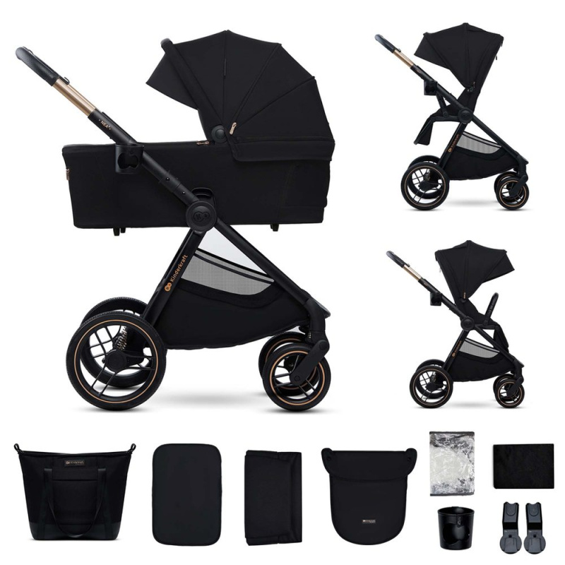Kinderkraft Kočárek kombinovaný Nea 2 2v1 Midnigth Black