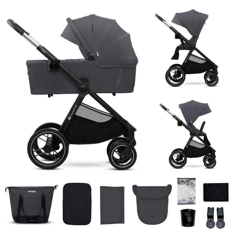 Kinderkraft Kočárek kombinovaný Nea 2 2v1 Dark Grey