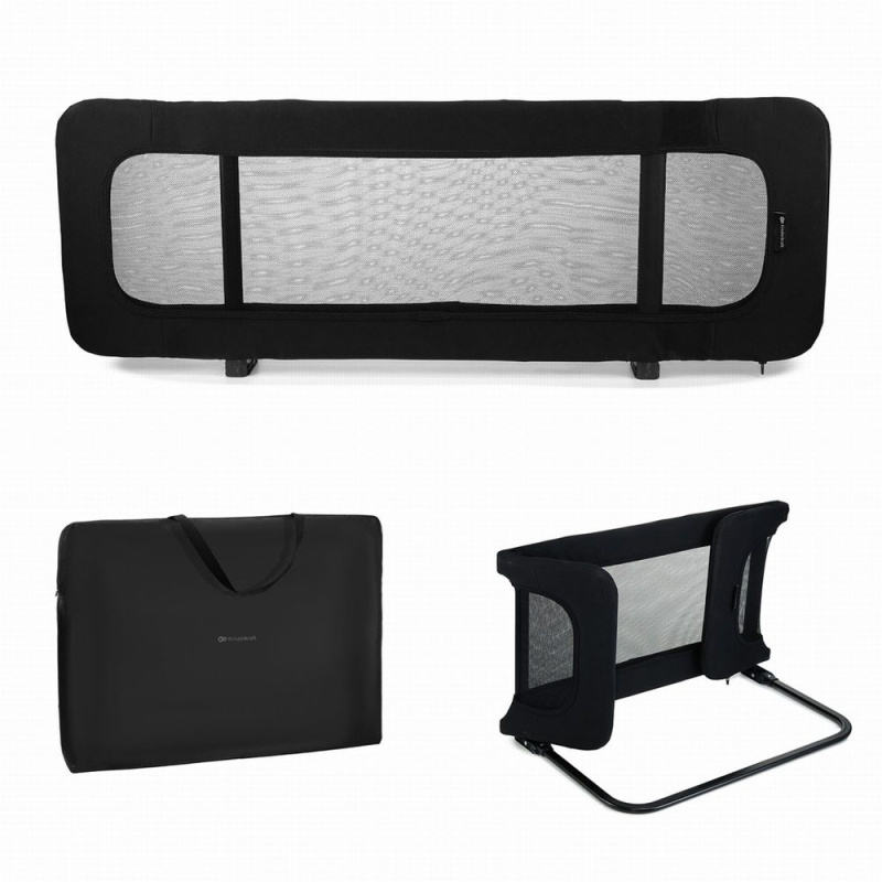 KINDERKRAFT Zábrana na postel Guard&Dream Black - KINDERKRAFT Zábrana na postel Guard&Dream Black