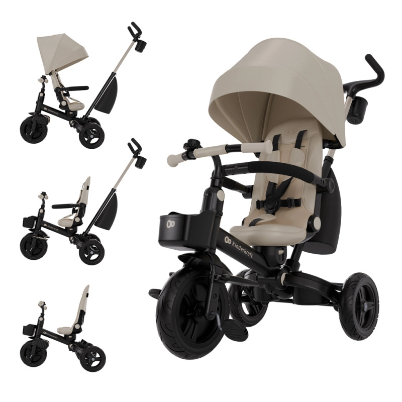 KINDERKRAFT Tříkolka Aveo 2 Plus - Beige