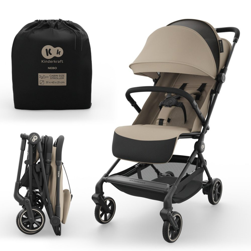 KINDERKRAFT Kočárek sportovní Nebo - Soft Beige