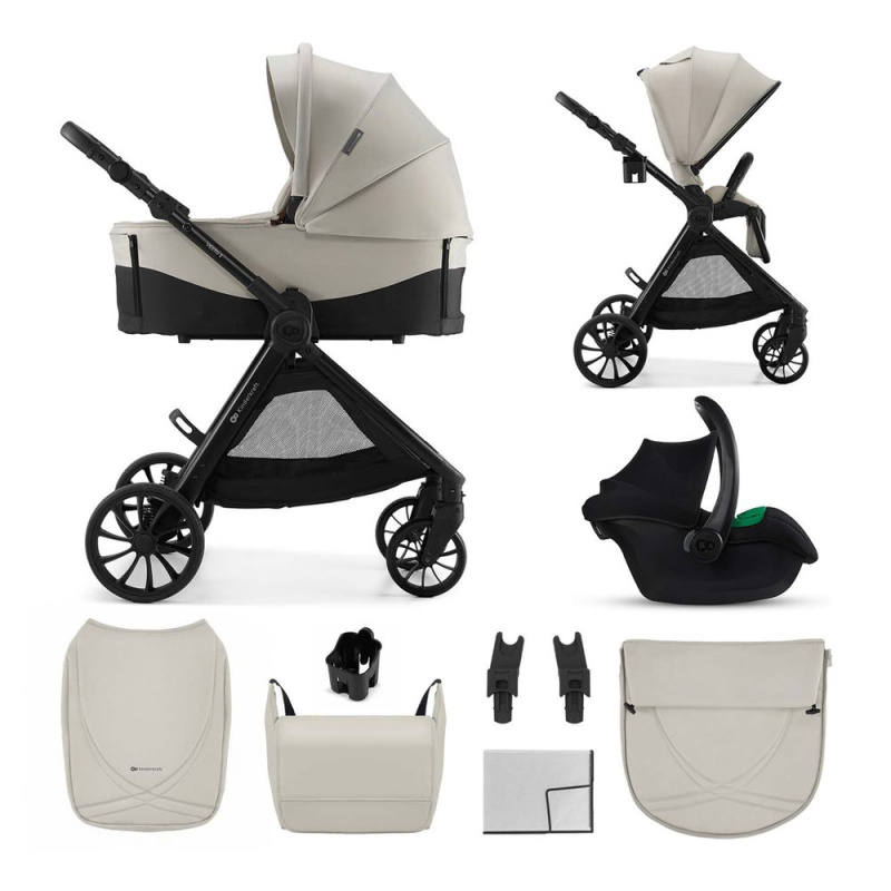Kinderkraft kombinovaný kočárek Vesto 2 3v1 beige
