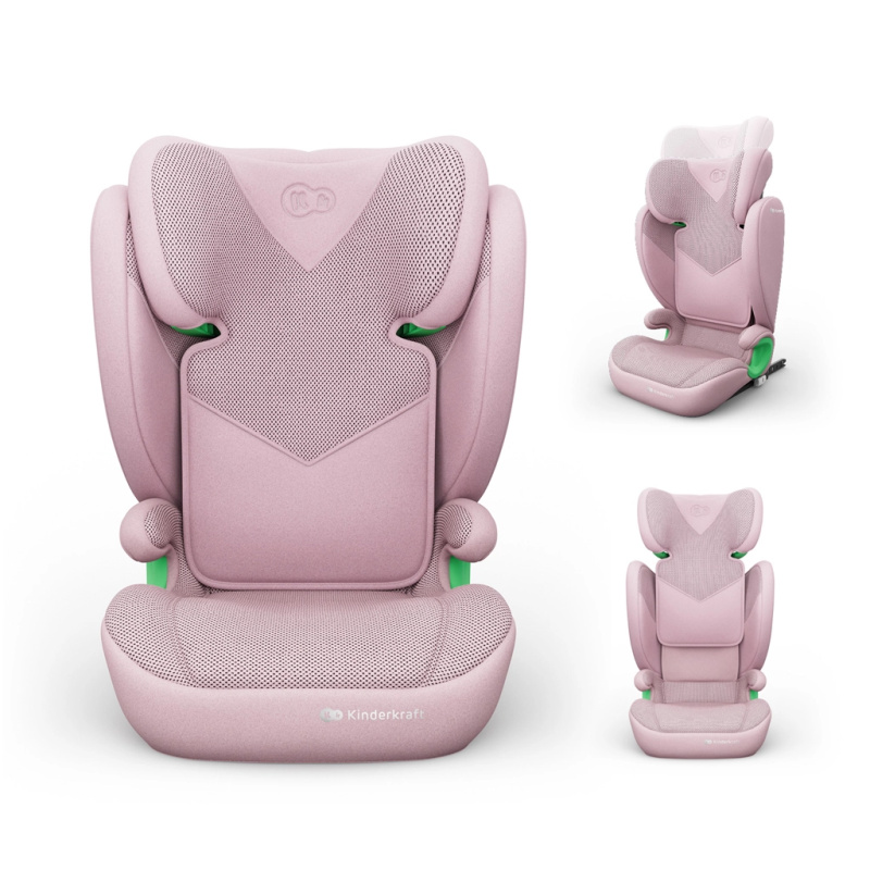 Kinderkraft autosedačka junior fix 2 plus i-size 100–150 cm pink