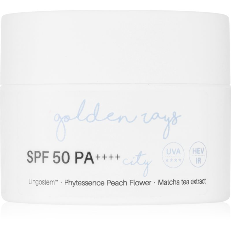 Nacomi Next Level Golden Rays denní krém SPF 50 city 50 ml