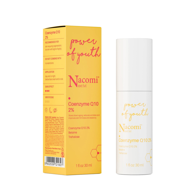 Nacomi Next Lvl. - Sérum Koenzym Q10 2%, Anti-aging efekt, 30ml