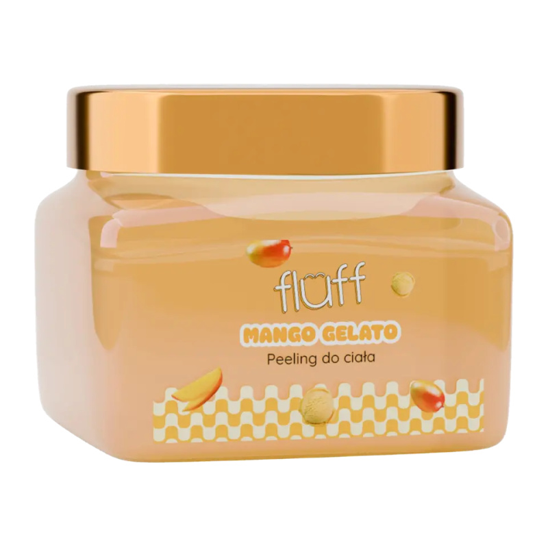 Fluff Tělový peeling Raspberry Mango Gelato 350 ml