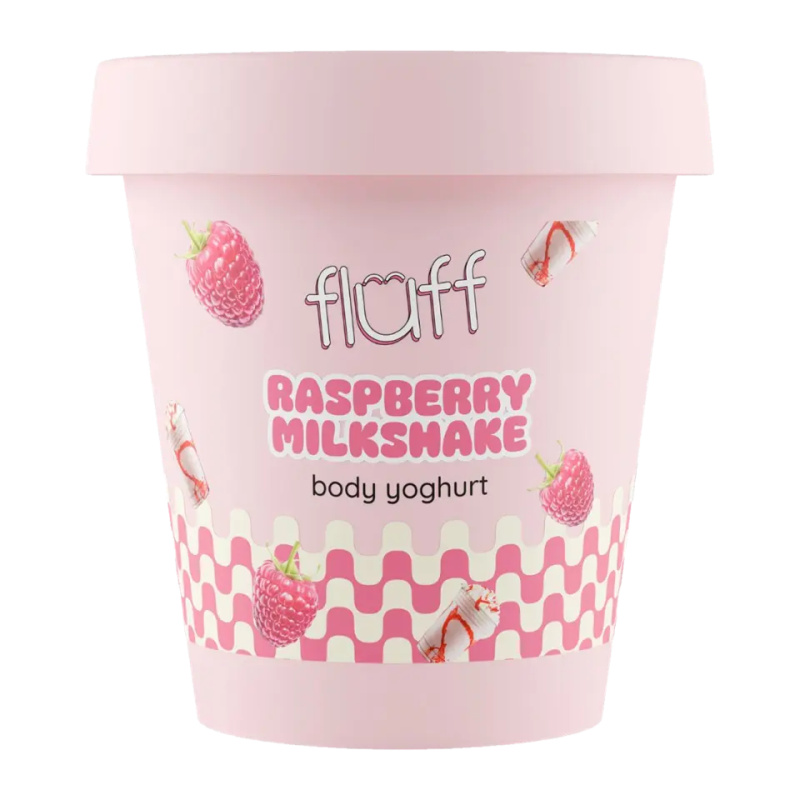 Fluff Tělový jogurt Raspberry Milkshake 180 ml