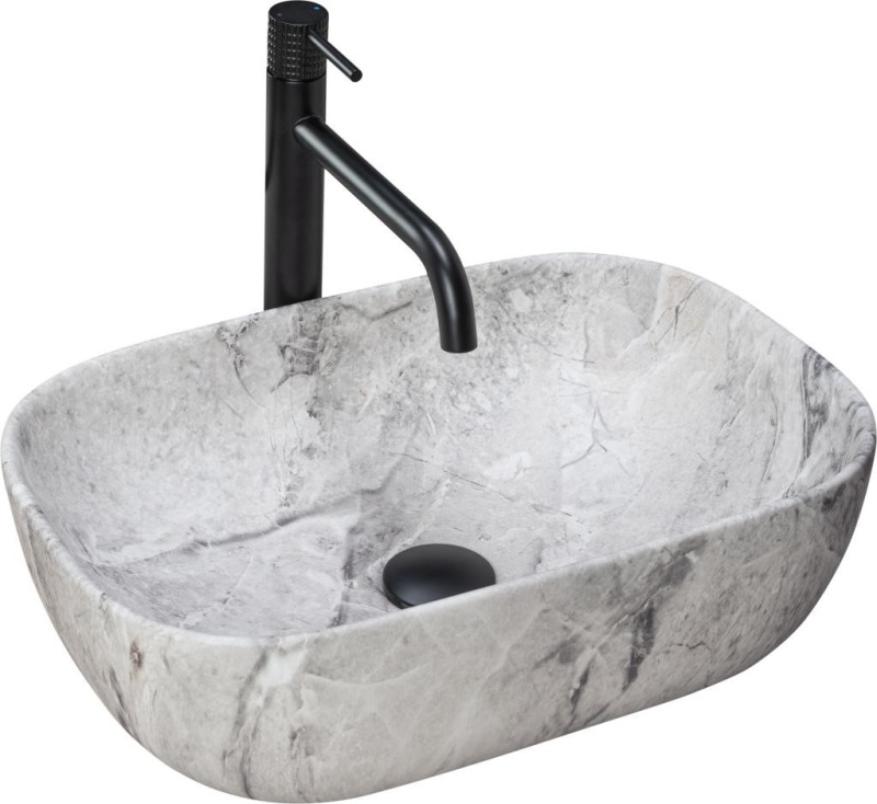 Umyvadlo na desku Livia Stone Matt 07RU+REA-U3800