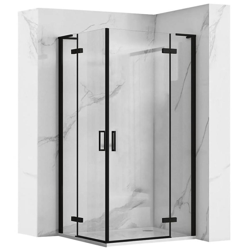 Sprchový kout Hugo Rea K6602 100x100x200,5 black