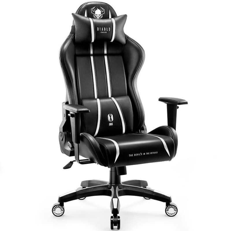 Herní Židle King Diablo X-One 2.0 Černá/Bílý