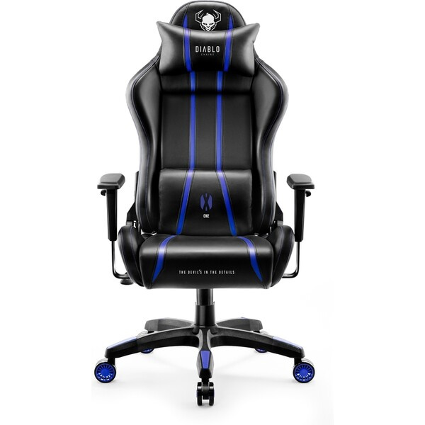 Herní židle Diablo X-One 2.0 Normal Size: černo-modrá Černá/modrá