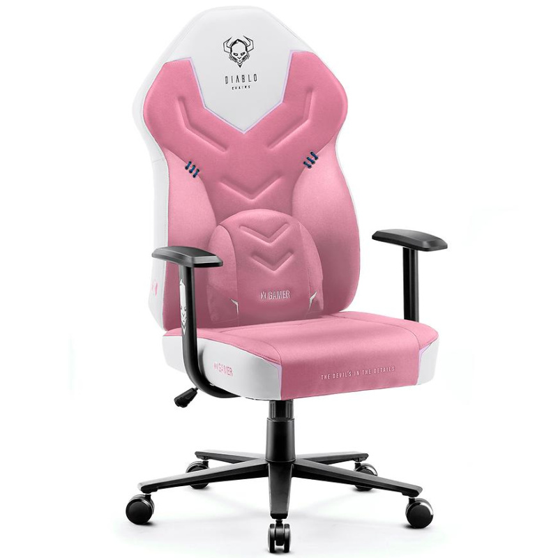 Herní židle Diablo X-Gamer 2.0 Normal Size: růžová Růžová