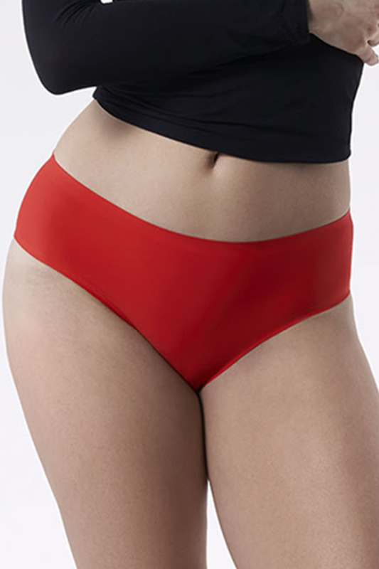 Kalhotky Julimex Lingerie Simple panty Barva: Červená, Velikost: XL