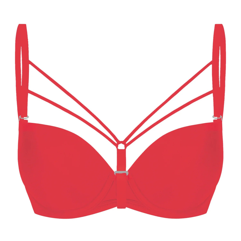 Raminka Decollete twin red - JULIMEX Červená Univerzální
