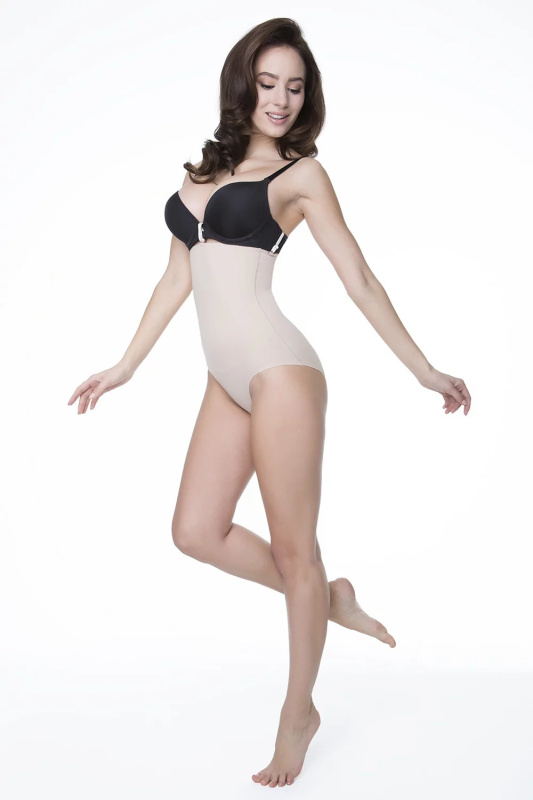 Stahovací kalhotky 251 béžová - Julimex 2XL béžová