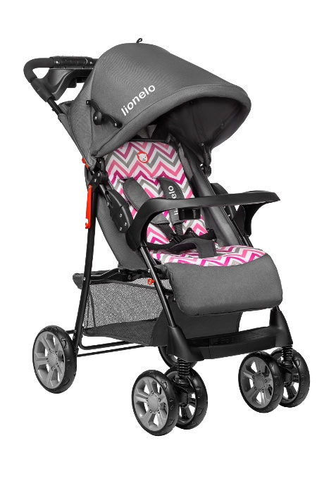 Lionelo EMMA PLUS Sportovní kočárek pink scandi