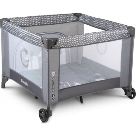 LIONELO Dětská ohrádka Fie – Grey Scandi