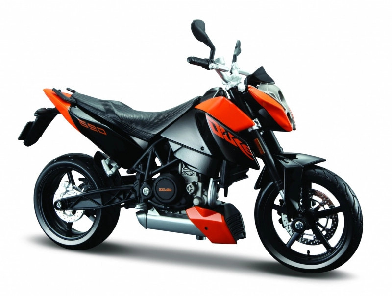 Maisto Motorka KTM 690 Duke Oranžová 1:12