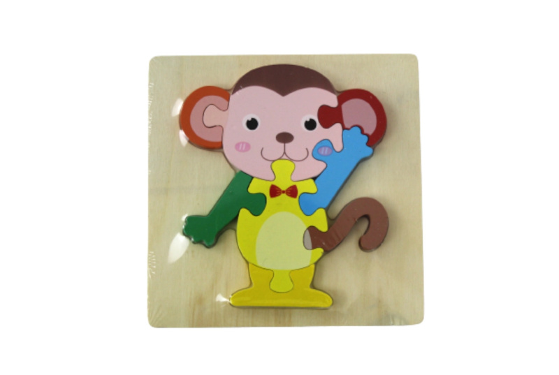 Dřevěné puzzle pro nejmenší - myška