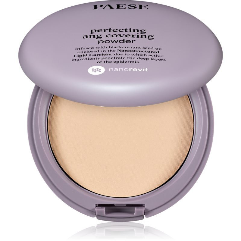 Paese Nanorevit matující pudr pro citlivou pleť odstín 04 Warm Beige 9 g