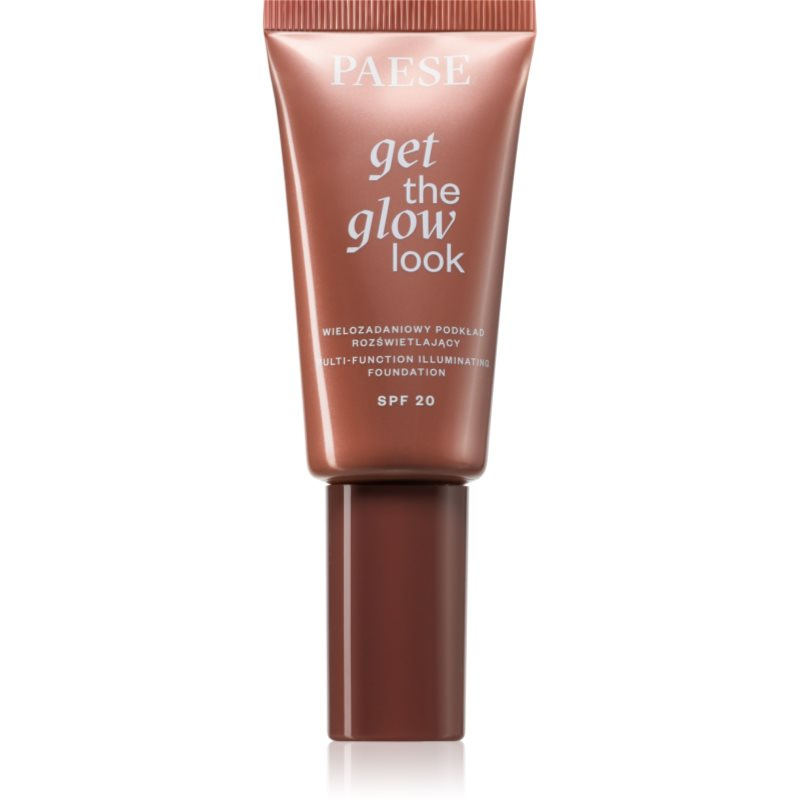 Paese Get The Glow Look Illuminating Foundation lehký make-up s rozjasňujícím účinkem SPF 20 odstín 1N Light Beige 30 ml