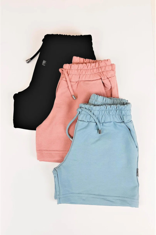 EWA ŠORTKY 104-164 černá 116