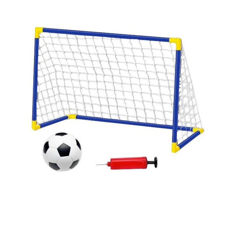 Skládací fotbalová branka pro děti se sítí a míčem