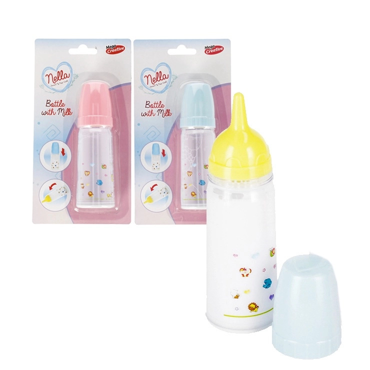 Kojenecká lahvička pro panenku s tekoucím mlékem