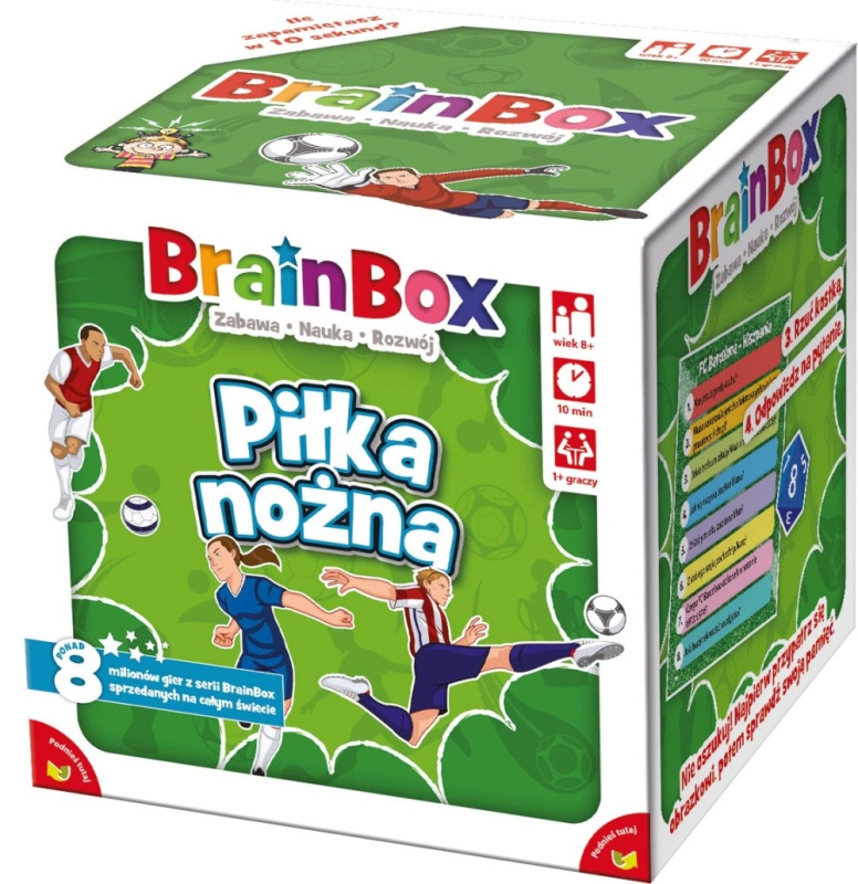 BrainBox fotbal – zábavná paměťová karetní hra