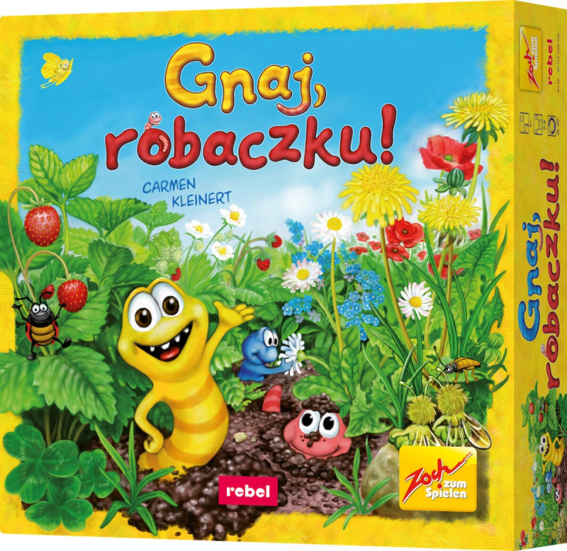 Gnaj, robaczku! – závodní rodinná desková hra