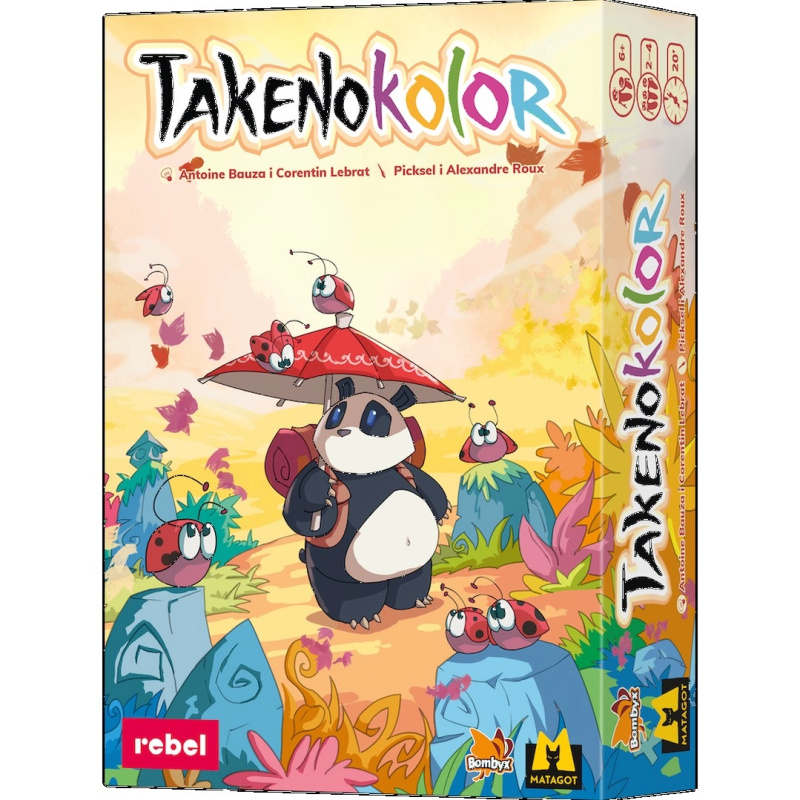 Takenokolor – rodinná kreslící stolní hra