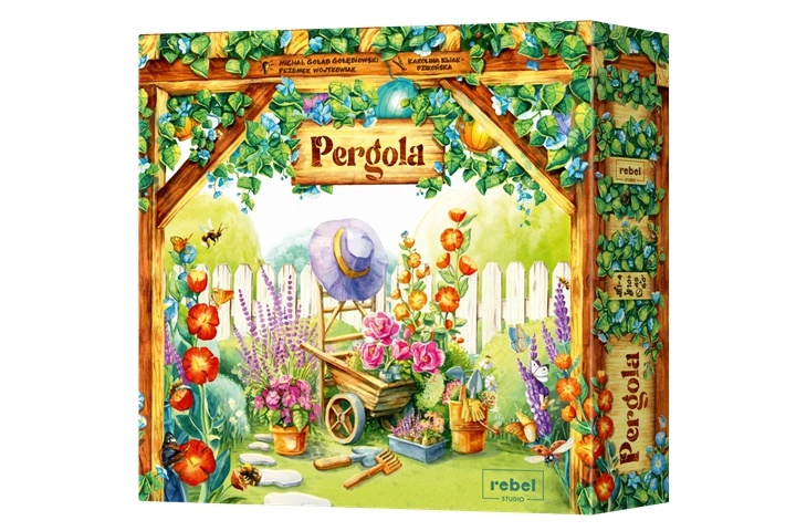 Rebel Pergola – desková hra o navrhování květinové zahrady