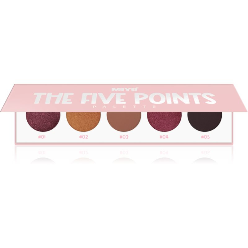 Miyo Eyeshadow The five points paletka očních stínů odstín 16 Holy grail 1 ks