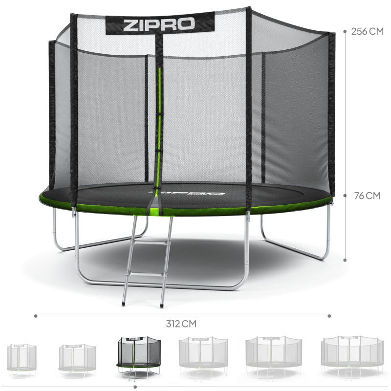 ZIPRO JUMP PRO s venkovní sítí 312 cm