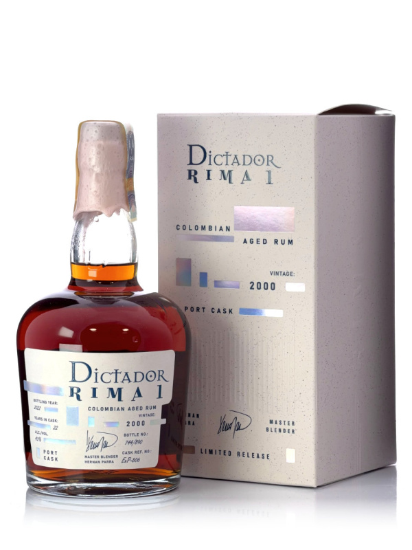 Dictador Rima 1 Port Cask Vintage 2000 43% 0,7l