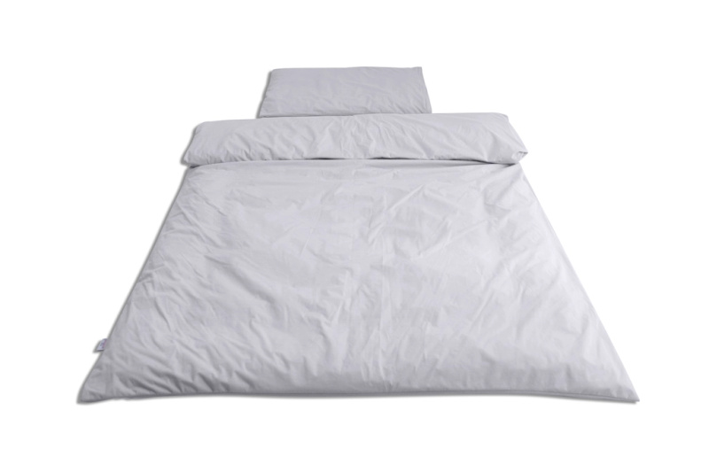 Babymatex nepromokavé bambusové dětské povlečení 2dílné, šedé 100 × 135 cm + 40 × 60 cm