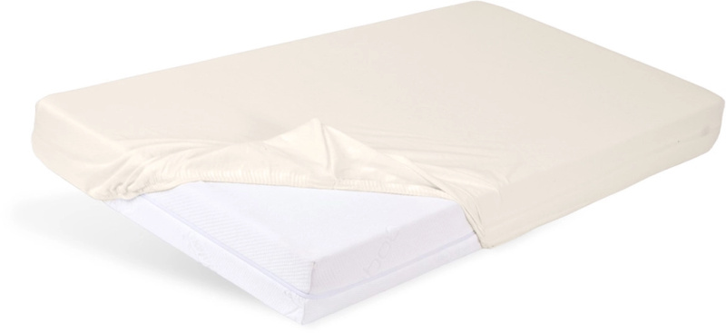 Babymatex napínací jersey prostěradlo do postýlky 60 × 120 cm ecru (slonová kost)