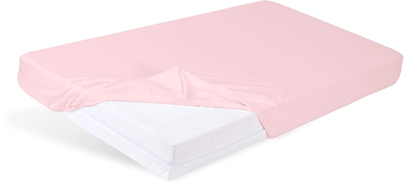 BabyMatex napínací jersey prostěradlo do postýlky 60 × 120 cm starorůžové