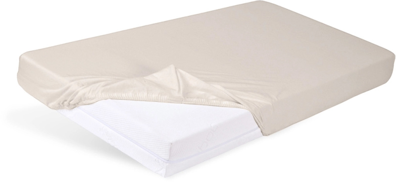 Babymatex napínací prostěradlo jersey 60 × 120 cm světle béžové